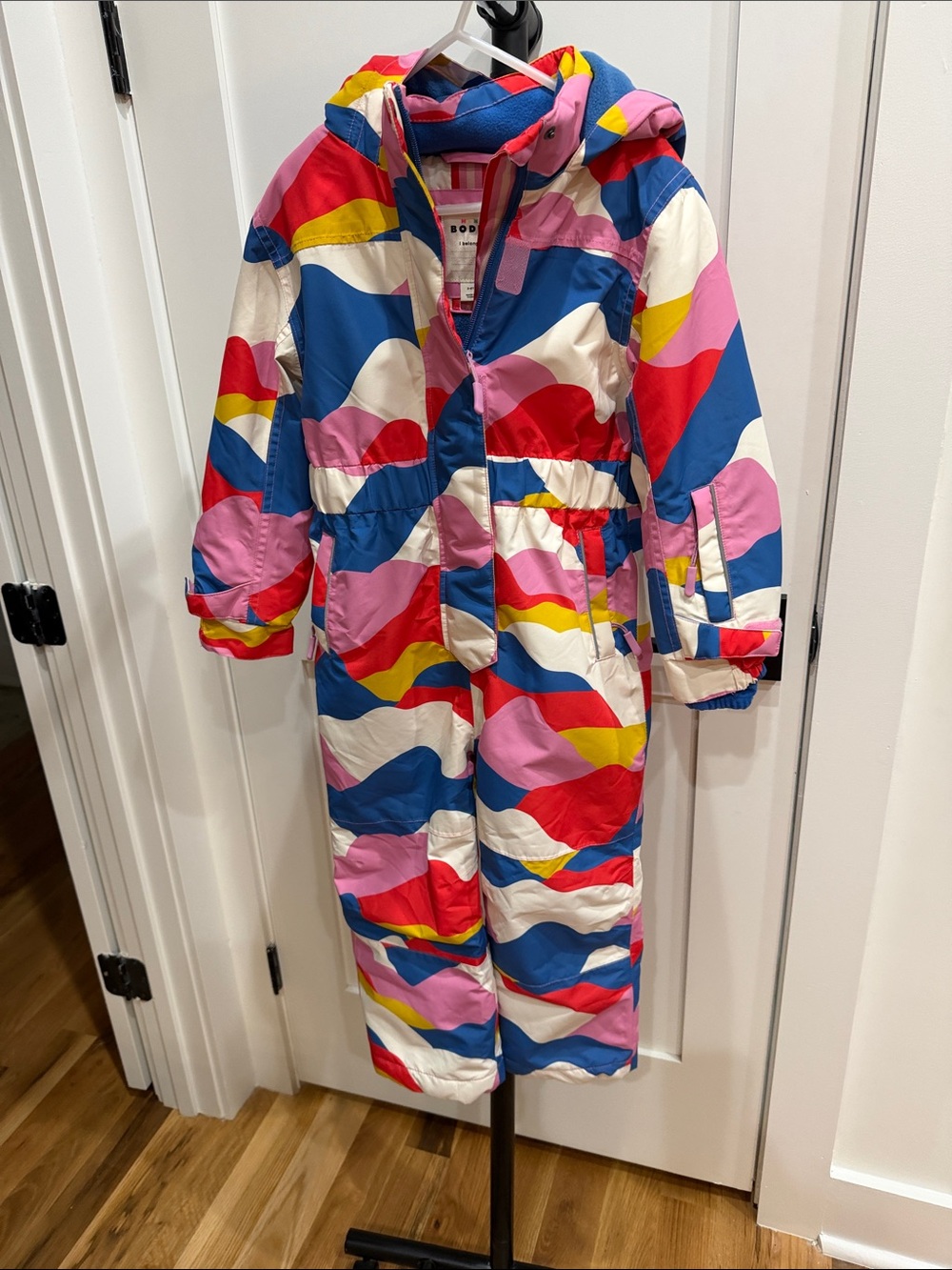 Kids Colorblock Snow Suit Jacket - Multicolor